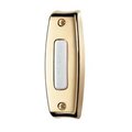 Broan-Nutone Broan-Nutone PB7LPB Lighted Rectangular Pushbutton; Polished Brass PB7LPB